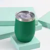 Taza de Huevo Creativa de Acero Inoxidable 304, Fría al Vacío, Forma de U, Copa de Vino Tinto, Portátil para Exteriores, Taza de Cáscara de Huevo, Venta al por Mayor