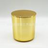 Hongyu Vaso para Velas Fondo Arco Personalizado 8090 Oro Rosa Galvanizado Oro Portavelas de Vidrio para Celebraciones de Boda