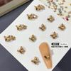 Rhinestones Mariposa Cortada Nido de Pájaro para Uñas, Rhinestones Mariposa, Decoraciones para Uñas, Rhinestones con Base Puntiaguda K9, Decoraciones de Rhinestone para Uñas, Rhinestones Decorativos Coloridos