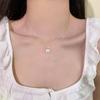 Colar Borboleta Pedra Olho de Gato para Mulheres, Elegante e Estiloso, Luxo Leve, Design de Nicho, Exquisito, Simples, Versátil, Corrente Clavicular de Alta Qualidade