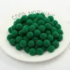 3cm 10 Piezas Por Paquete Bolas Blancas de Pelo de Alta Elasticidad Bolas de Pelo Pequeñas Coloridas de Poliéster Accesorios de Bolas de Felpa de Poliéster para Manualidades