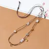 Corda de Couro Encerado de Alta Qualidade Cordão para Pingente de Jade Dourado Jade Hetian Estilo Fino Cordão de Colar para Homens e Mulheres Cordão de Acessório para Pingente Pendurar no Pescoço
