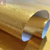 Pegatinas de fondo para nicho de Buda papel tapiz de pan de oro patrón de dragón pegatinas instantáneas papel tapiz dorado renovación pared adhesiva tirano oro cobre moneda cepillado