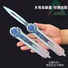 Delta Game Merchandise Faca Retrátil Polaris de Direção Dupla Tamanho Grande com Bainha de Couro, Ornamento de Suporte de Exibição, Faca de Brinquedo Presente