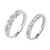Anillos de Pareja Pixiu para Hombre y Mujer Lujo Ligero Nicho Alta Gama Emoción Anillos de Pareja Regalo para Novia Novio Mejor Amigo Anillos al por Mayor
