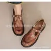 Colección de primavera y otoño transfronteriza: zapatos planos casuales con punta cuadrada, tallas 40-43, tallas extra disponibles, con una sola tira y estilo británico