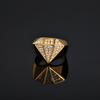 Venta caliente transfronteriza europea y americana HIP HOP moda urbana Anillo de diamante para hombre Anillo INS en stock al por mayor
