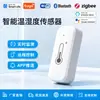 Sensor Detector Inteligente de Temperatura y Humedad Wifi Tuya para Hogar Interior Inalámbrico Zigbee Sensor de Temperatura y Humedad
