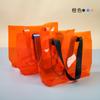 En existencia, bolso de mano de PVC con patrón láser, bolso de gelatina transparente, bolso de regalo, bolso de mano informal de moda impermeable.