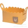 [Cesta de almacenamiento de fieltro] Nueva cesta de almacenamiento de fieltro transfronteriza de escritorio multicolor para habitación infantil, dormitorio, sala de estar
