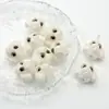 Cabeza de Gato Linda y Adorable de Ojos Grandes Cuentas Sueltas Cuentas de Búho Material Acrílico DIY Pulsera Cadena de Teléfono Cuentas