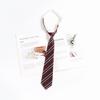 Corbata Roja para Mujer Estilo JK Japonés Estilo Perezoso Corbata Libre Estilo Universitario Corbata para Hombre DK Corbata a Rayas Accesorios para Camisa Moderno