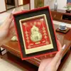 Hoja de Oro 999 Inmediatamente Rico Adorno con Contenido de Oro Evento de Negocios Conductor de Tráfico Regalo Dorado Regalo de Vacaciones