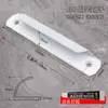 Manija Pequeña de Aleación de Aluminio para Mosquitero, Manija Engrosada para Puerta Corredera de Montaje Superficial, Puerta Corredera de Balcón, Ventana, Puerta de Gabinete, Cajón Manija Pequeña
