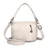 Nova Bolsa da Sorte para mulheres de meia-idade e idosas bolsa de mãe bolsa de ombro transversal portátil couro macio bolsa de celular da moda versátil
