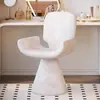 Cadeira de Manicure para Salão de Beleza, Cadeira com Encosto, Cadeira de Mesa de Jantar, Penteadeira de Luxo Leve, Cadeira de Maquiagem Simples Giratória Moderna para Quarto