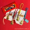 Produto novo criativo de ouro 999 puro: Pingente "Sucesso Imediato", chaveiro de cuia "Melhor da Turma" requintado, personalizável para atacado