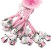 Anime Familia Campana de Metal Colgante Colgante Cuerda Pequeña Cuerda para Llaves Perro Yugui Pudín Agaro Campana