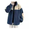 Abrigo de Lana de Cordero 2022 Invierno Hombres Ins Marca de Moda Grueso Chaqueta Pareja Casual Cálido Moda Abrigo de Algodón