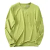 Nueva Camiseta Deportiva de Manga Larga Funcional Urbana para Hombre para Exteriores de Primavera, Alta Elasticidad, Secado Rápido, Totalmente Pegada 6886