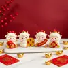 Adorno Giratorio Furu Yang Auspicioso Yang Yang Figura de Juego de Moda Adorno de Escritorio Año de la Oveja Regalo Atrae Riqueza