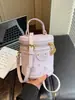 Bolsa Cubo con Estampado de Dibujos Animados Linda Estilo Coreano Bolso de Mano de Moda para Mujer 2026 Nuevo Bolso de Nicho para Mujer de Uso Diario