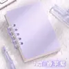 Cuaderno de Hojas Sueltas A7 Muy Atractivo, Mini Cuaderno de Bolsillo Transfronterizo, Bloc de Notas Portátil para Estudiantes, Cuaderno Espiral, Regalo para el Día del Niño