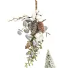Ramas de Piña Artificiales Navideñas Transfronterizas Ramas de Agujas de Pino Navideñas Decoración Festiva Esquejes Ramo Navideño Decoración Navideña de Agujas de Pino