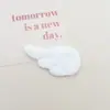 Alas de Ángel de un Solo Pétalo de Felpa Súper Suave de Doble Cara Accesorios para Joyería DIY Guantes Bufanda Materiales Decorativos Listos para la Venta