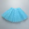Falda tutú para niños Princesa lentejuelas tres capas 6 piezas falda de malla tutú falda de gasa tutú para niños