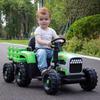 Trator elétrico infantil de quatro rodas, carro de brinquedo para bebê e crianças, pode sentar, com controle remoto, 1-3 anos, presente