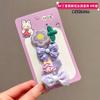 Pinza para el pelo de tela que cubre todo para niños Pinza para el pelo lateral para bebé Pinza para el pelo linda súper linda Pinza de seguridad para el pelo de niñas