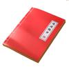 Cuaderno vintage con hilo, en papel kraft, libro de contabilidad, cuaderno de bocetos con páginas interiores antiguas, libro personalizado con logotipo.