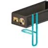 Estante para Inodoro, Estante para Inodoro de Baño sin Taladro, Organizador de Almacenamiento para Gel de Ducha de Baño Montado en la Pared