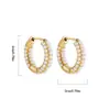 Brinco Pequeno Simples Feminino Coreano Elegante Argola de Orelha Brincos de Osso da Orelha Distintos Brincos de Argola de Orelha Turquesa Joias da Moda