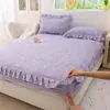 2026 Novo Modelo Classe A Grau Materno e Infantil Estilo Coreano Renda Floral Conjunto de Três Peças e Conjunto de Quatro Peças Lençol de Cama