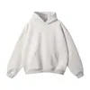 Moletom com capuz estilo casual, gola redonda, 420g, unissex, corte solto, manga longa, forrado com fleece, jaqueta top versátil para casal