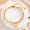 Nova pulseira de aço titânio amor feminino temperamento simples design de nicho atacado moda feminina pulseira joias atacado