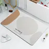 Alfombrilla de suelo de lodo de diatomeas simple nórdica transfronteriza Amazon Entrada Entrada Felpudo decorativo para puerta Baño Alfombrilla de suelo absorbente de agua de secado rápido