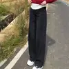 Jeans Reto Feminino Petite 2026 Outono e Inverno Novo Tamanho Grande Calças Compridas Emagrecedoras Calças Retas Soltas