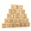 Materiales para Maquetas de Manualidades DIY para Niños de Madera de Pino de Nueva Zelanda Más Vendidos Transfronterizos: Bloques Pequeños de Madera Cuadrados y Rectangulares