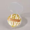 Conjunto de Caixa de Pós com 100% Algodão em Formato de Gota de Algodão Doce, Não Absorvente de Pó, Esponja de Beleza Almofadada Elástica, Ferramenta Especial de Maquiador