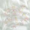 Z Flor Artificial de Orquídea Phalaenopsis Flor de Seda DIY Grampo de Cabelo Materiais de Flor Acessórios para Chapéu Sapato Projeto de Decoração de Casa Flores Decorativas