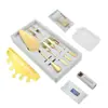 Conjunto de utensílios de aço inoxidável para assar sete em um, faca e garfo de alta qualidade para bolo de aniversário, prato e chapéu com logotipo