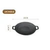 Sartén Parrilla Transfronteriza para Uso Doméstico, Sartén Parrilla de Piedra Maifan para Cocina de Inducción, Sartén de Barbacoa Estilo Coreano para Estufa de Casete Comercial Camping al Aire Libre