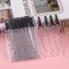 Peine para Pestañas de Color Sólido Pincel de Maquillaje Portátil Cepillo para Cejas Extensiones de Pestañas Cepillo Pequeño para Pestañas Venta al por Mayor Transfronteriza