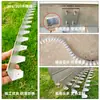 Tira de Separación Hierba-Piedra de Acero Inoxidable 304 Borde Curvo para Exterior Jardín Patio Tablero Retenedor de Césped Tira Divisoria