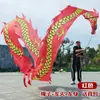 Danza Cuadrada para Hombres y Mujeres de Mediana Edad y Mayores, Danza del Dragón Fitness con Cintas de Colores, Atrezo para Performance de Danza del Dragón Volador de Acero con Cabeza de Dragón Chino