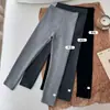 Bolinha de Arroz Fofa Outono e Inverno Nova Roupa Exterior Calças Infantis Versão Coreana Algodão Puro Bebê Emagrecedor Estudante Leggings Estampadas para Meninas