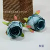 Pintura al Óleo Flor Imitación Rosa Rosa Búlgara de Seda Verdadera Decoración para Mesa de Café Mesa de Comedor Atrezo para Fotografía Atmósfera